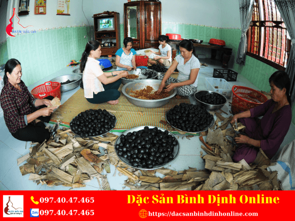 Cách làm bánh ít lá gai Bình Định Cách làm bánh ít lá gai Bình Định