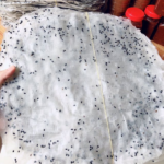 Bánh Tráng Nhúng Mè Đen Loại Ít Mè