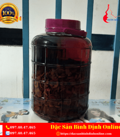 Bình Rượu Táo Mèo Ngâm Sẵn - Bình 10L
