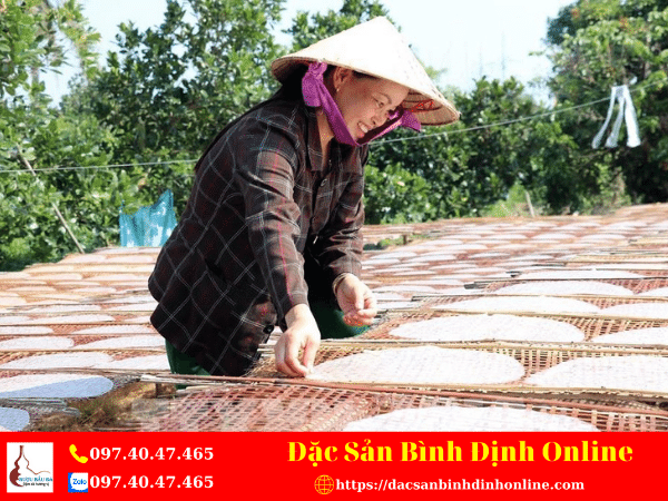 Cách Làm Bánh Tráng Mì Bình Định.