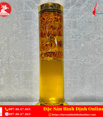 Bình Rượu Ngâm Đông Trùng Hạ Thảo 1,8L